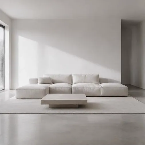 Minimalist interior example