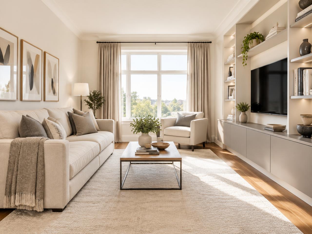 Living Room after redesign